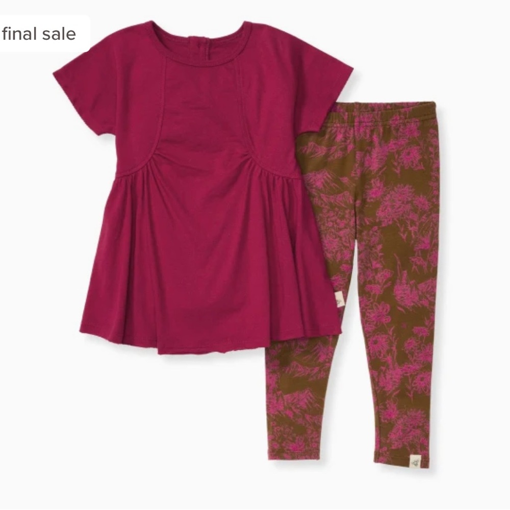 Burt’s Bees Baby - Valley Flowers Organic Girl Set (3-6 months)